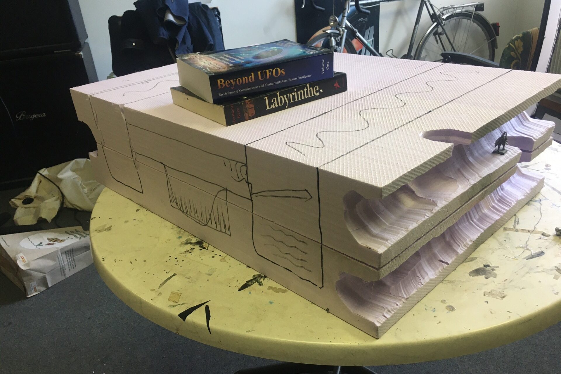 Vertikalität Tabletop Weg des Schwefels